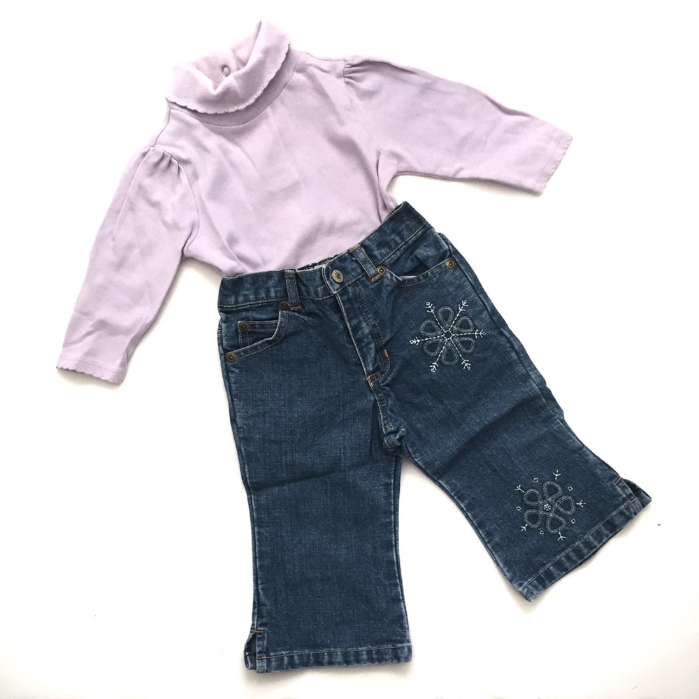 ❄️OLD NAVY BABY GIRL BELL BOTTOMS JEANS